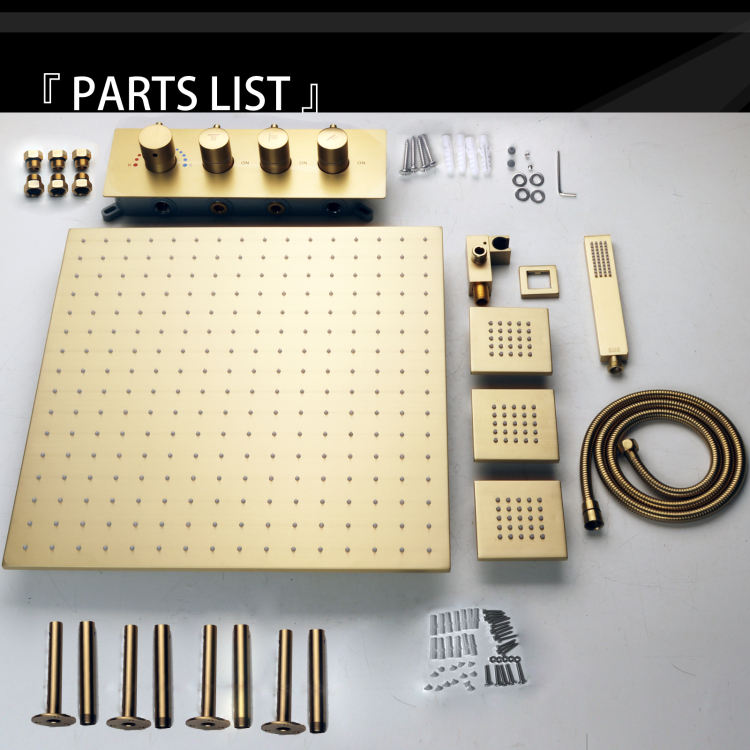 نظام الدش مع يده