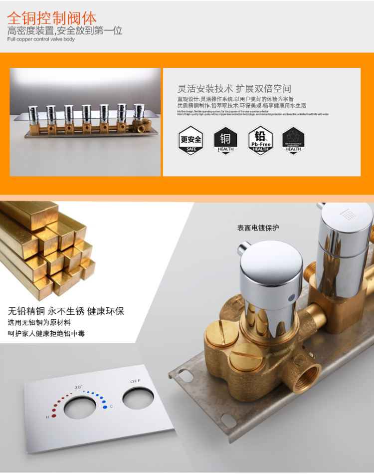 v&aacute;lvula de chuveiro de banheira