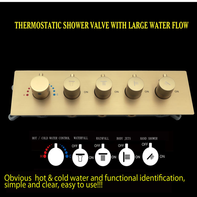 استبدل صمام الدش