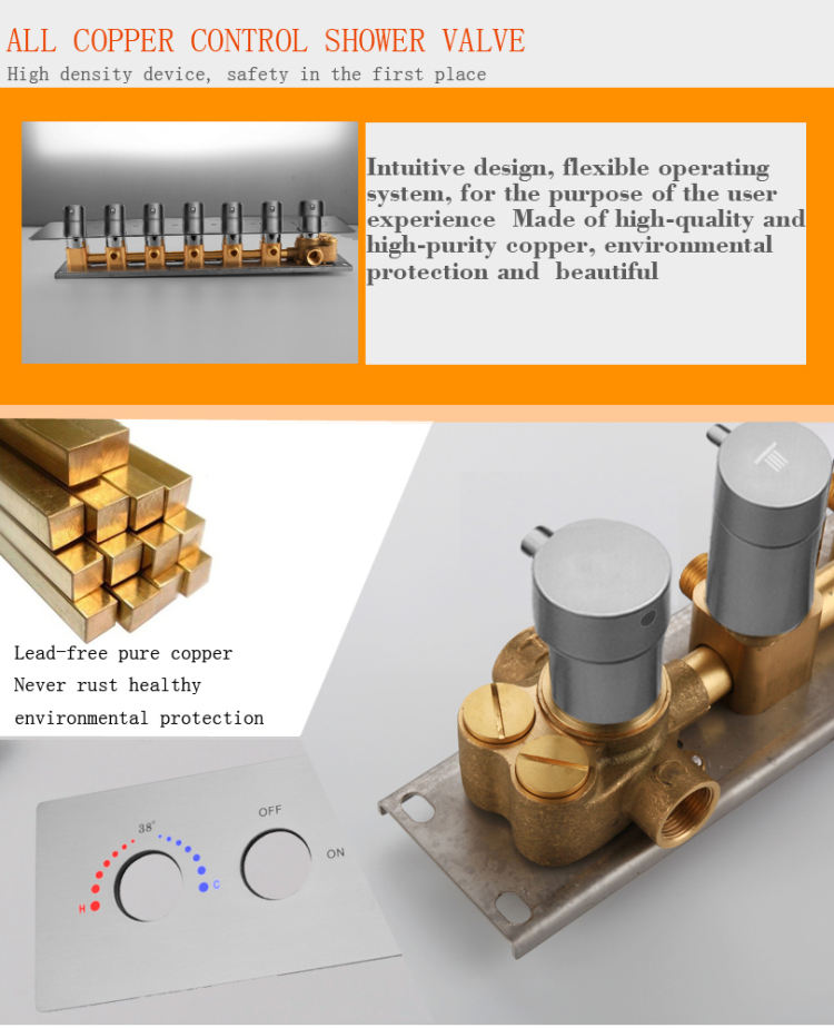 sistemas de chuveiro de chuva