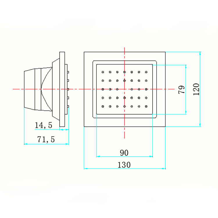 رأس دش الأمطار