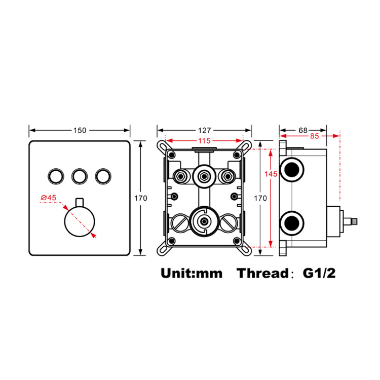 أجزاء من نظام الدش