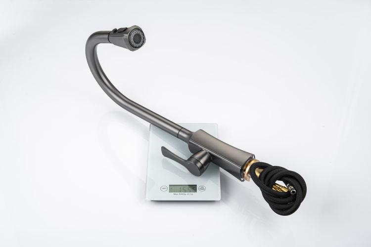 grifo de cocina negro