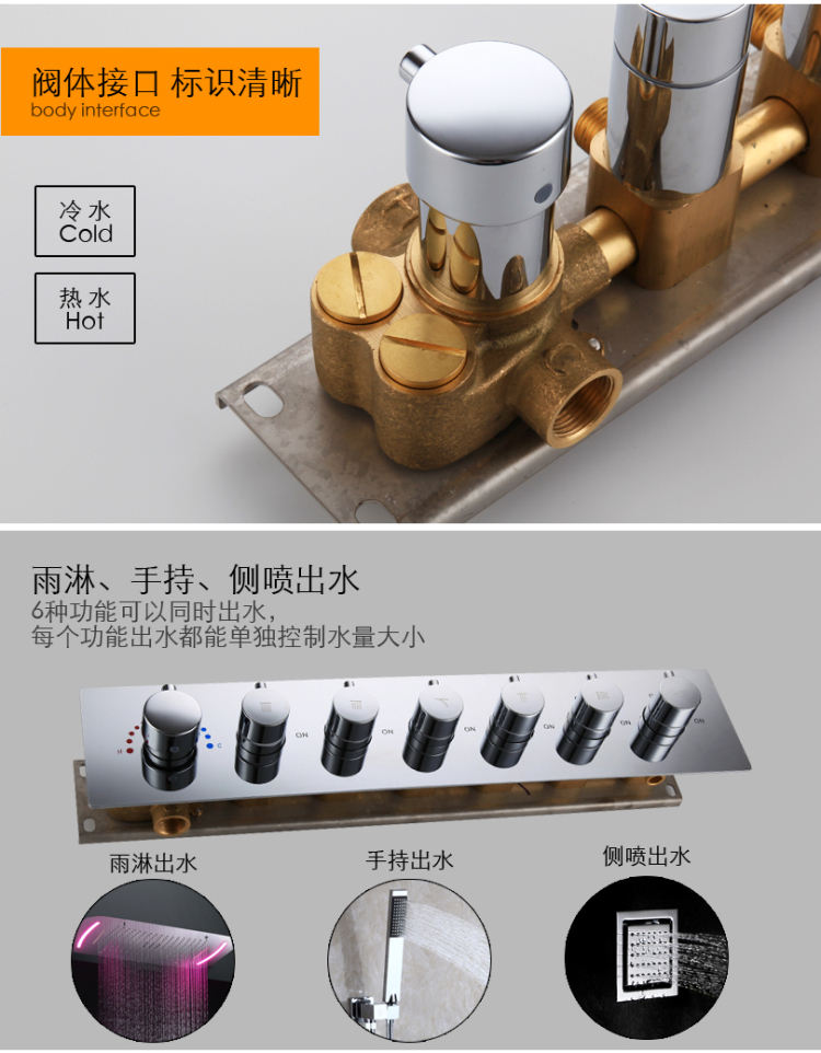 kits de v&aacute;lvula de chuveiro