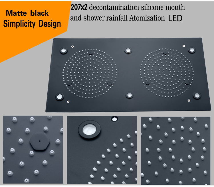 sistema de ducha con chorro corporal