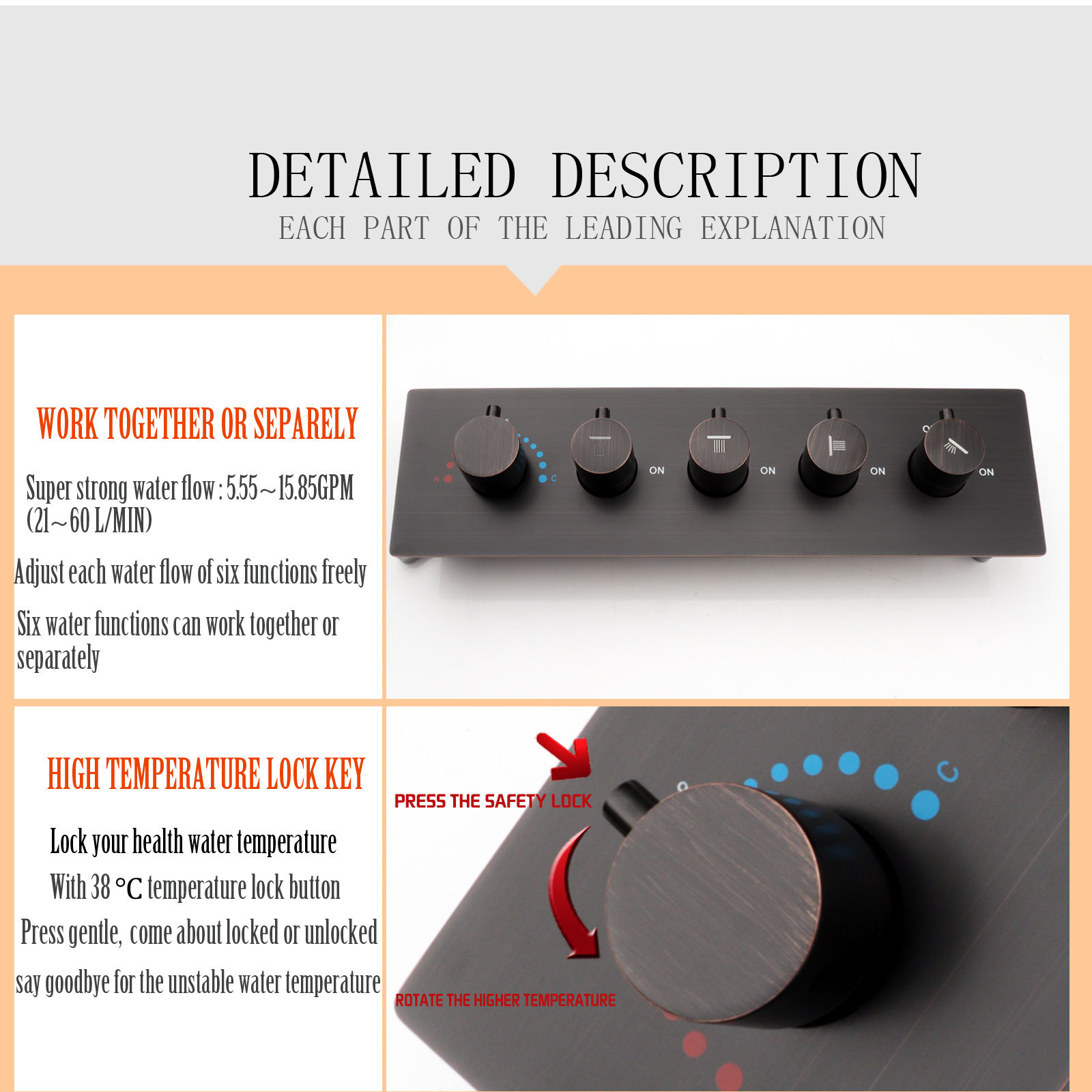 دش صمام خلاط