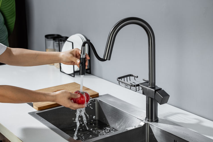 fregadero y grifo de cocina