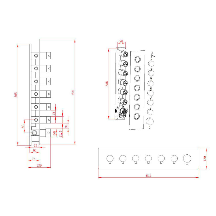 صمام تحويل الدش