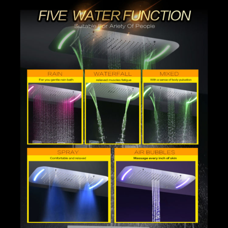 صنابير الدش المصقولة 